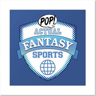 Actual Fantasy Sports Logo Posters and Art